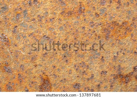 Rusted steel background