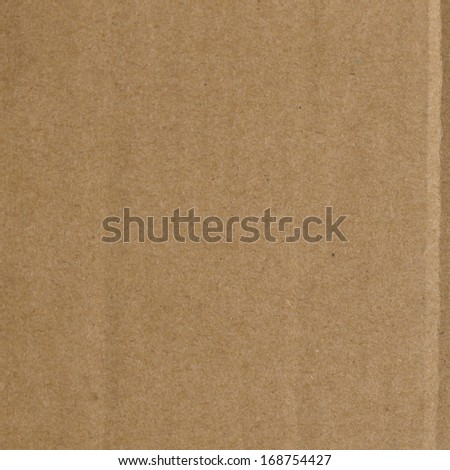 Corrugated cardboard box useful as a background