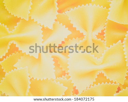 Vintage retro looking Pasta food detail useful as a background