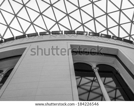 LONDON, ENGLAND, UK - MARCH 08, 2008: The new Great Court at the British Museum was designed by Lord Norman Foster