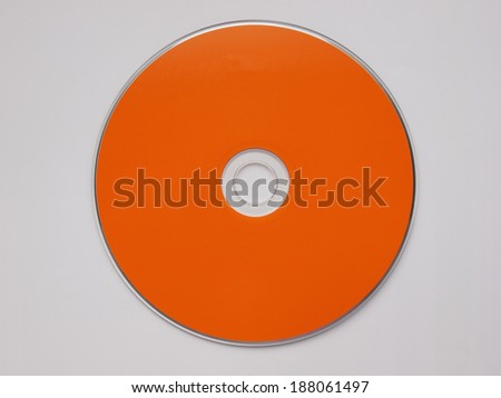 CD or DVD for music data video recording