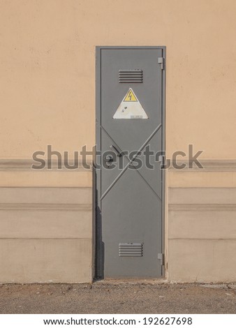 Electrical stepdown transformer kiosk cabinet