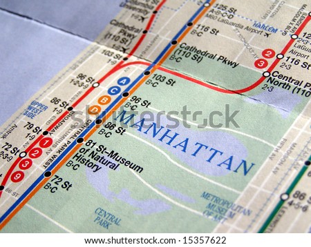 Map Of New York Subway. Subway map of the New York