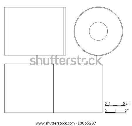 dvd cover template. CD or DVD cover template