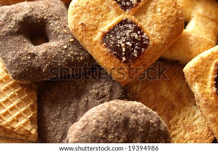 Mixed biscuits cookies