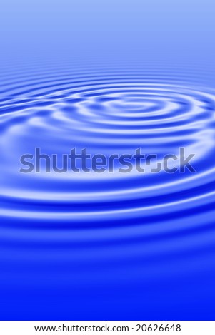 Rippled water circle waves background