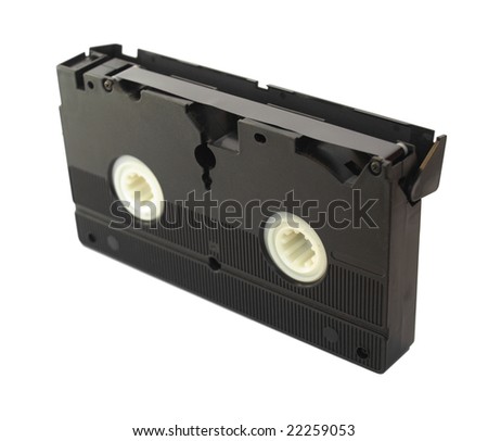 Videotape magnetic tape cassette for video recording