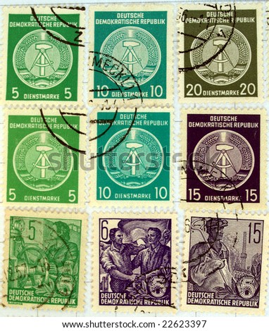 Range Of German Postage Sts Range Of German Democratic Republic Ddr Postage Sts