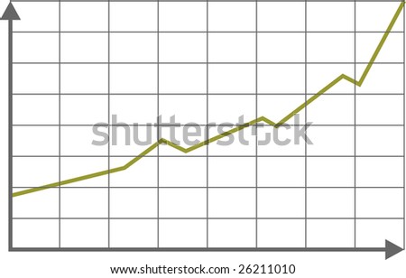 Economic growth chart or graph