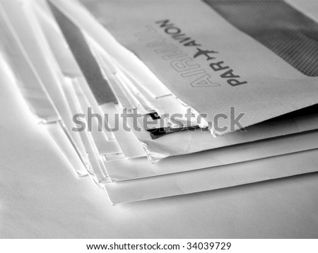 Letter or small packet envelopes