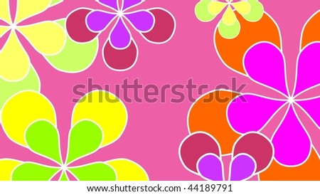 wallpaper flowers. Psychedelic sixties flower