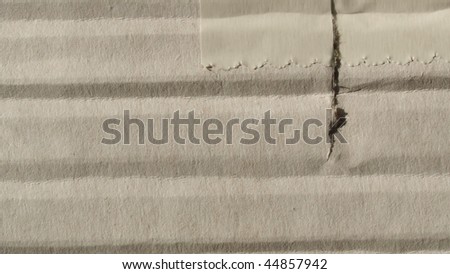 White corrugated cardboard sheet background material texture - (16:9 ratio)