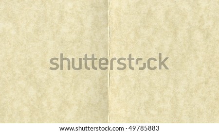 Blank paper parchment for greeting card or invitation or restaurant menu - (16:9 ratio)