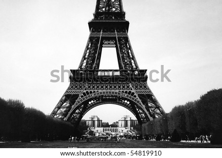 Eiffel Tower (Tour Eiffel) in Paris, France