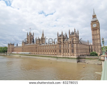 Houses of Parliament Westminster Palace London gothic architecture