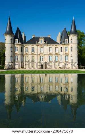 Chateau Pichon Longueville is a famous wine estate of Bordeaux wine. France