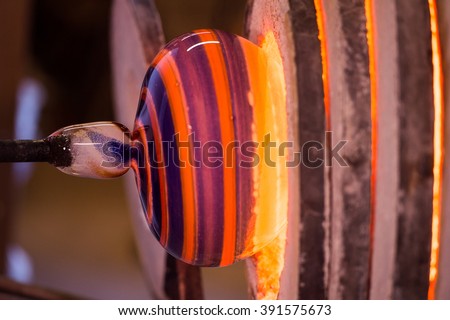 Glass Blower, Glass, Blown Glass Manufacturing Plant