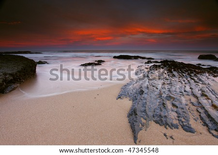 California Beach Sunrise
