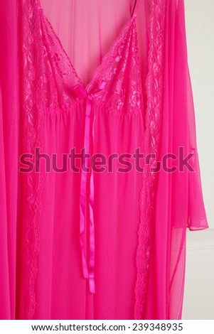 Pink See Through Nightie in Sleepwear and Robes for Women