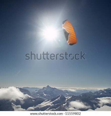 Kite and sun