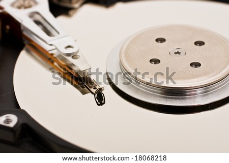 hard disk - a device of keeping of the files on computer