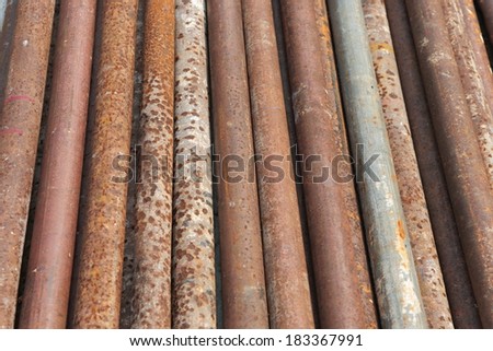Rusty pipes background, Rust , Pipe