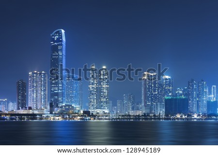 Hong Kong City Night