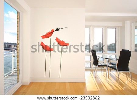 Wall Decorations on Modern Apartment With Wall Decoration Stock Photo 23532862