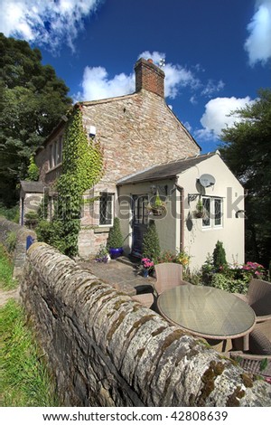 Traditional English stone cottage