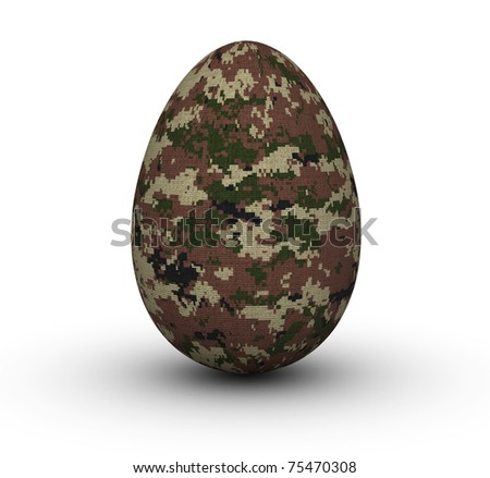 Camouflage Easter Eggs