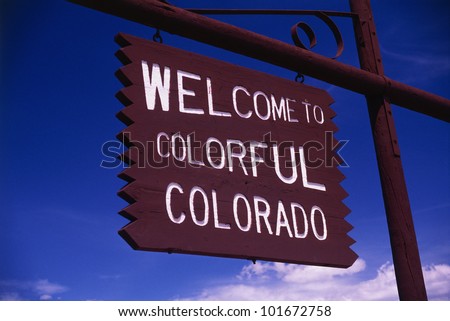 Colorful Colorado Sign