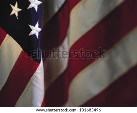 american flag stock
