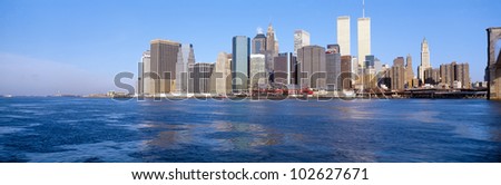Lower Manhattan, East River, New York