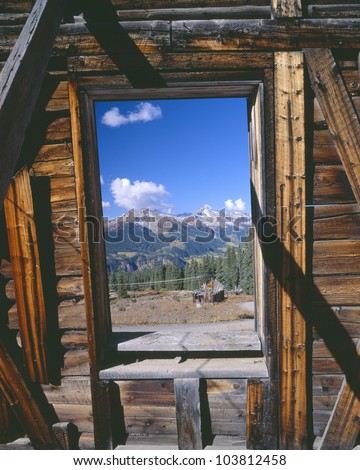 Alta Ghost Town and Mountains, San Juan National Forest, Colorado