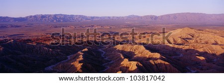Font\'s Point, Anza Borrego Desert State Park, Sunrise, California