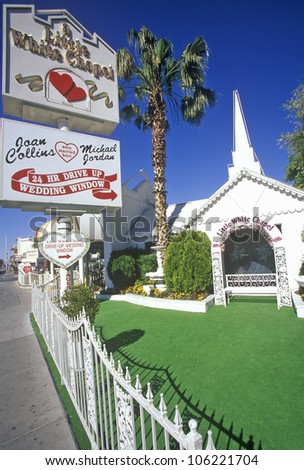 DECEMBER 2004 - Little White Wedding Chapel, Las Vegas, NV