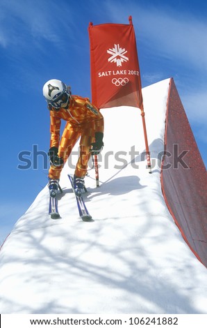 FEBRUARY 2005 - Downhill skiing exhibit at 2002 Winter Olympics, Salt Lake City, UT