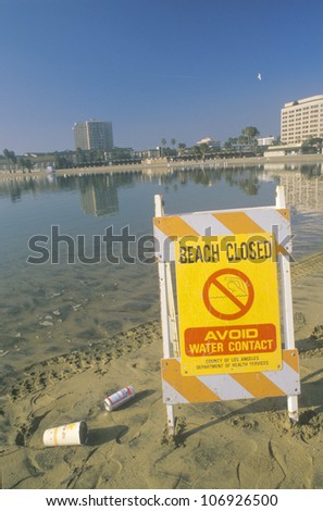 CIRCA 1988 - A sign reading 