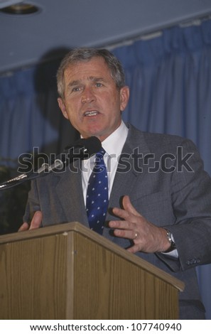 George W. Bush speaking at Rotary Club, Portsmouth, NH in 2000