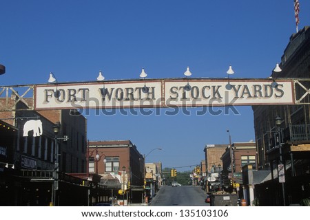 Entrance to Fort Worth Stockyards, Texas