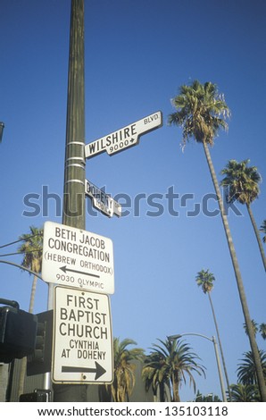 Miscellaneous church signs in Los Angeles