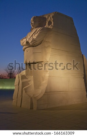 Washington, Dc - Circa 2013:The Martin Luther King Jr. Memorial, A Monument To Civil Rights Leader. Located In Washington, D.C., The Memorial Is The 395th National Park, And Is Located On The National Mall On The Tidal Basin. Stock Photo 166163309 : Shutt