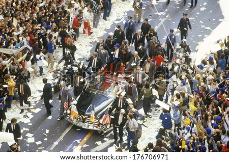 Procession During Ticker Tape Parade, New York City, New York