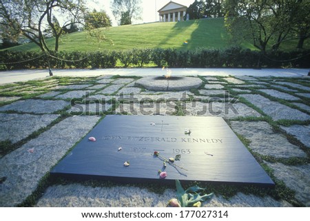 Tomb of President John F. Kennedy,  Arlington Cemetery, Washington, D.C.