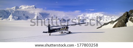 Scout bush airplane, Wrangell-St. Elias National Part, Alaska