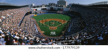 This Is Yankee Stadium. This Was The Yankees\' 114th Victory. The Score Was 8 To 3 Over The Tampa Bay Daredevils. The Yankees Were The 1998 World Champions. The Attendance At This Game Was 49,680.