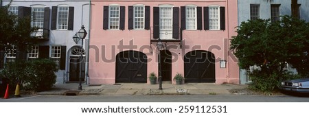 Historic pink home in Charleston, SC