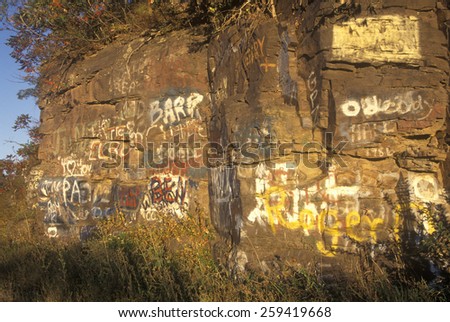 Graffiti on nature, WV