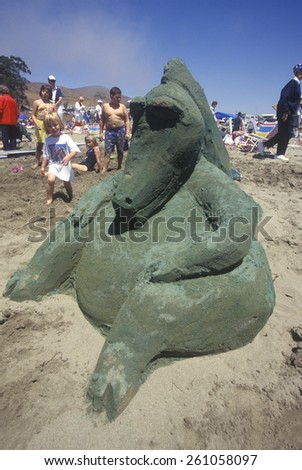 Sand Castle Sculpting Contest, Cayucos, California