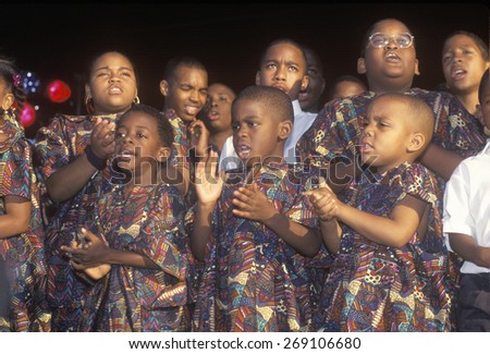 African-American youth choir, Washington D.C.